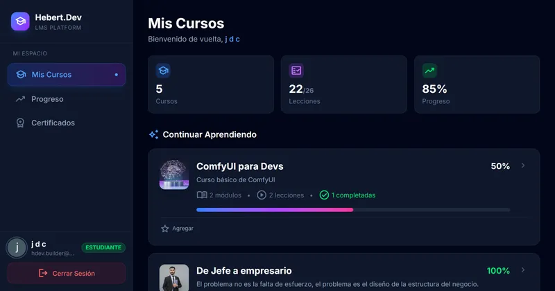 Hebert.Dev LMS